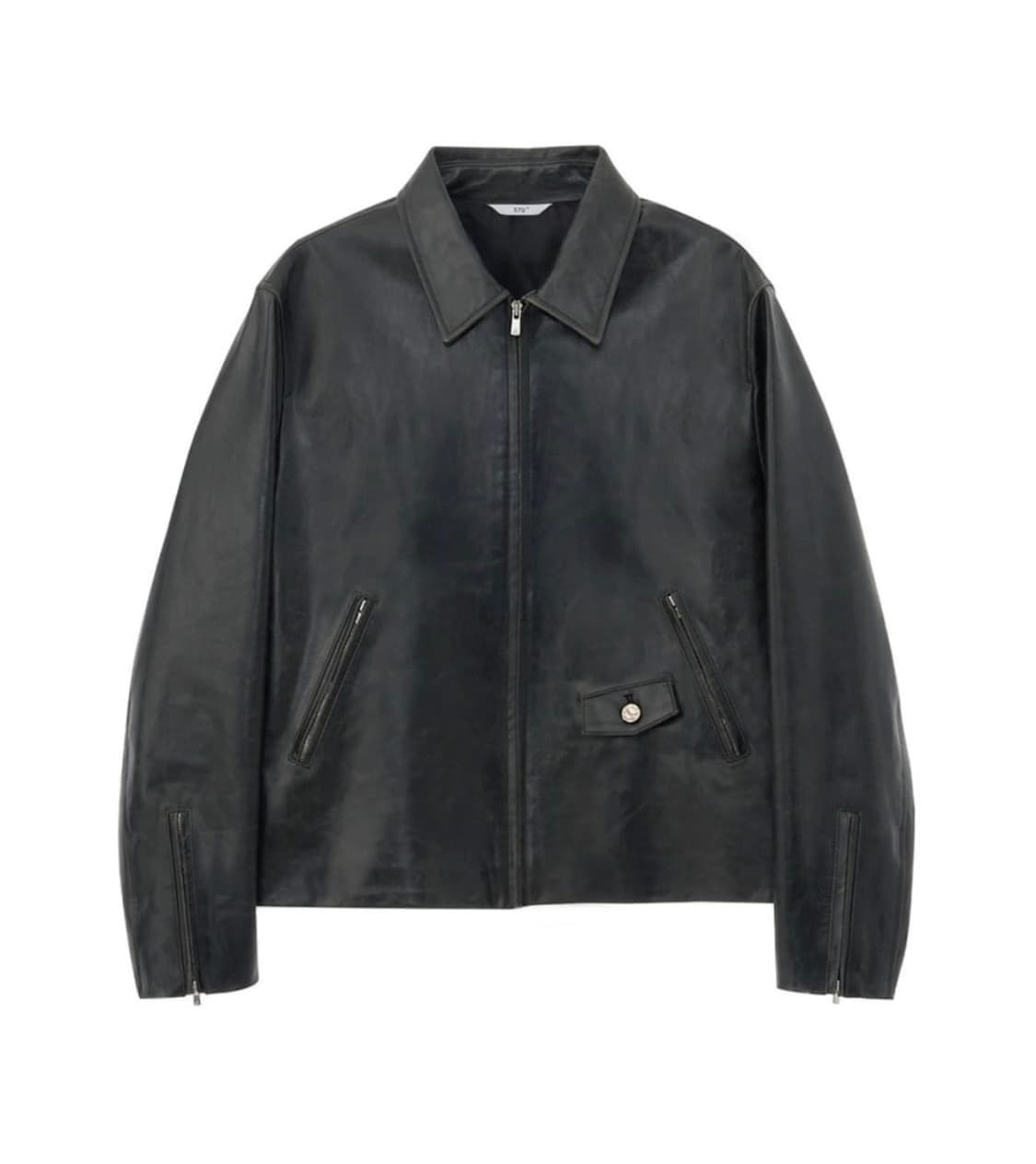 [L] STU 에스티유 빈티지 워싱 램스킨 레더 가죽 자켓 상품이미지7