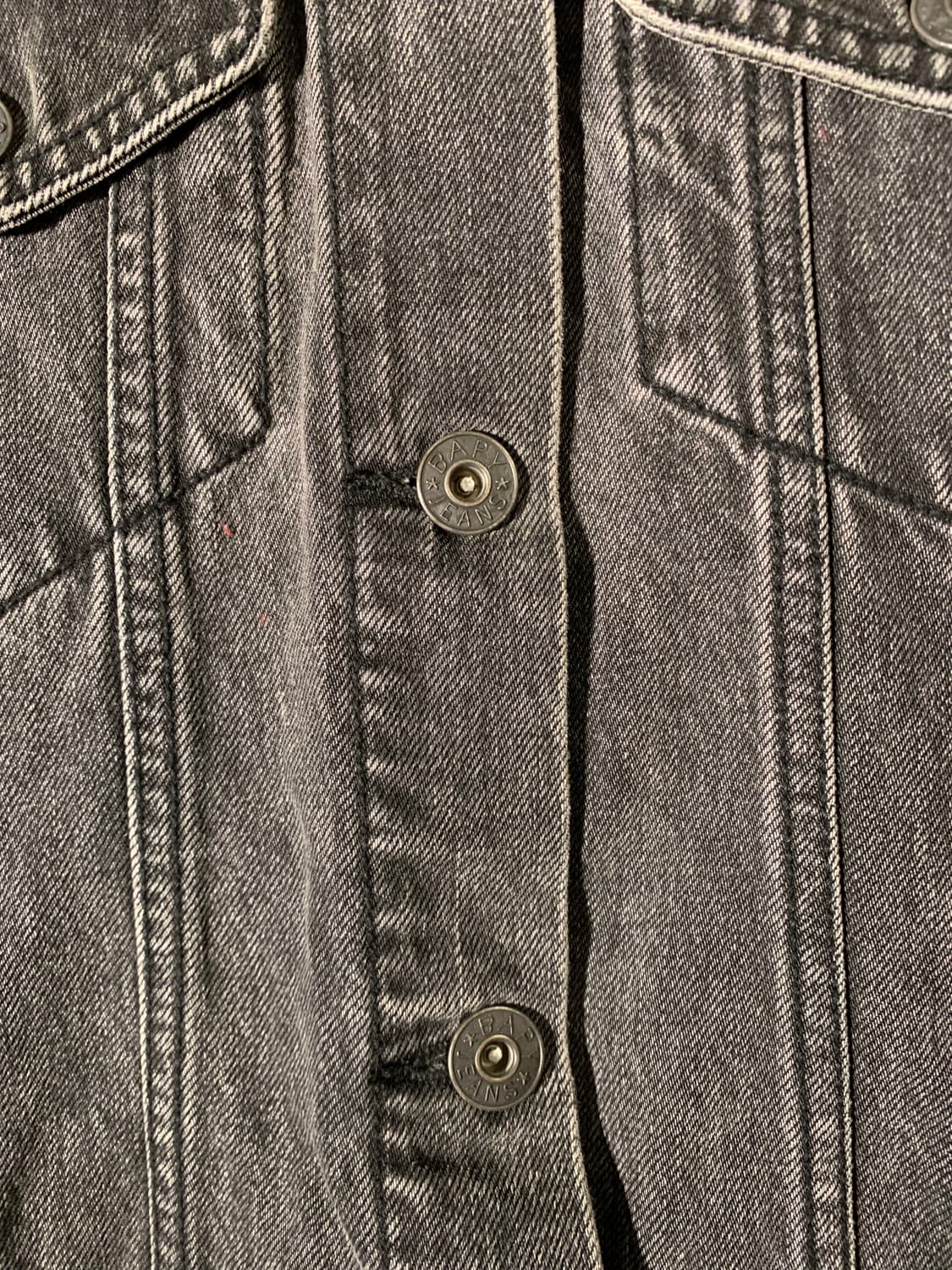 베이피 플라워 비즈 데님 자켓 상품이미지4