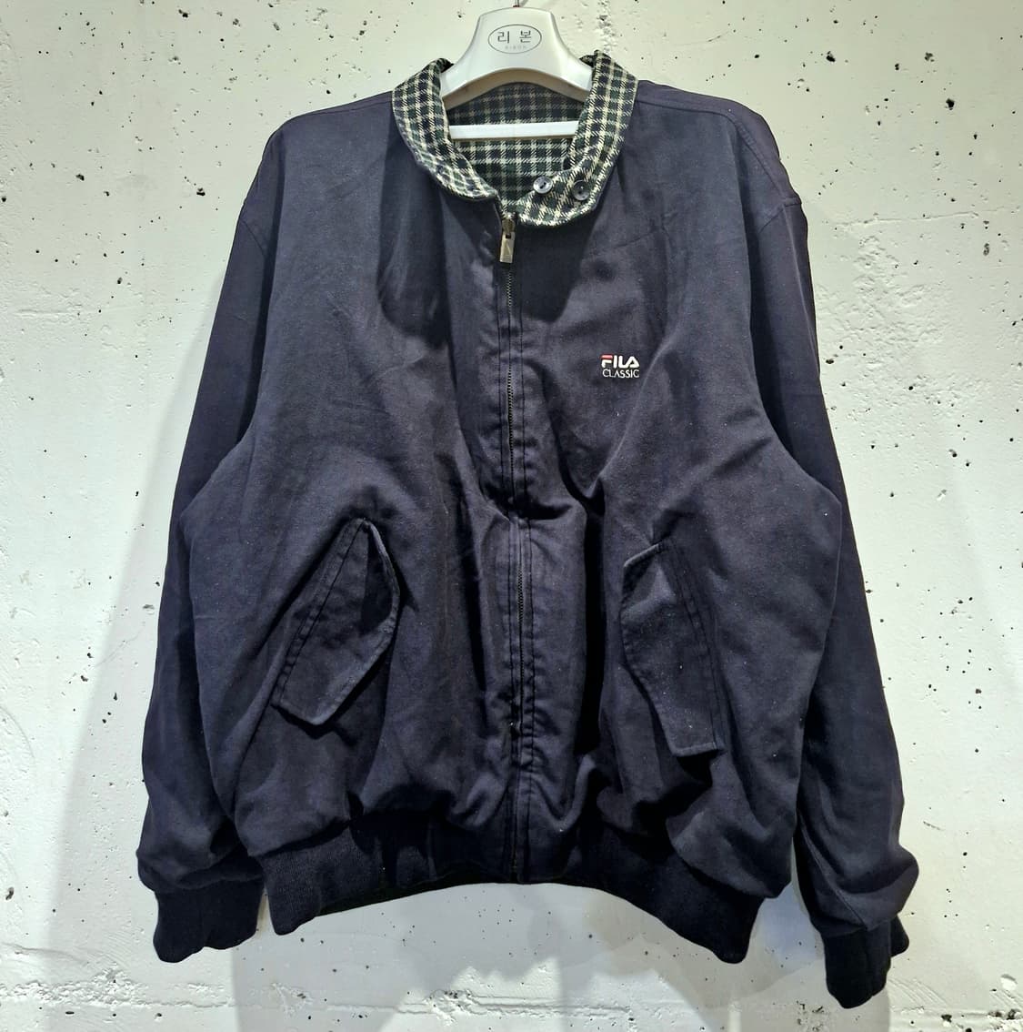 휠라 빈티지 리버시블 블루종 105 상품이미지6