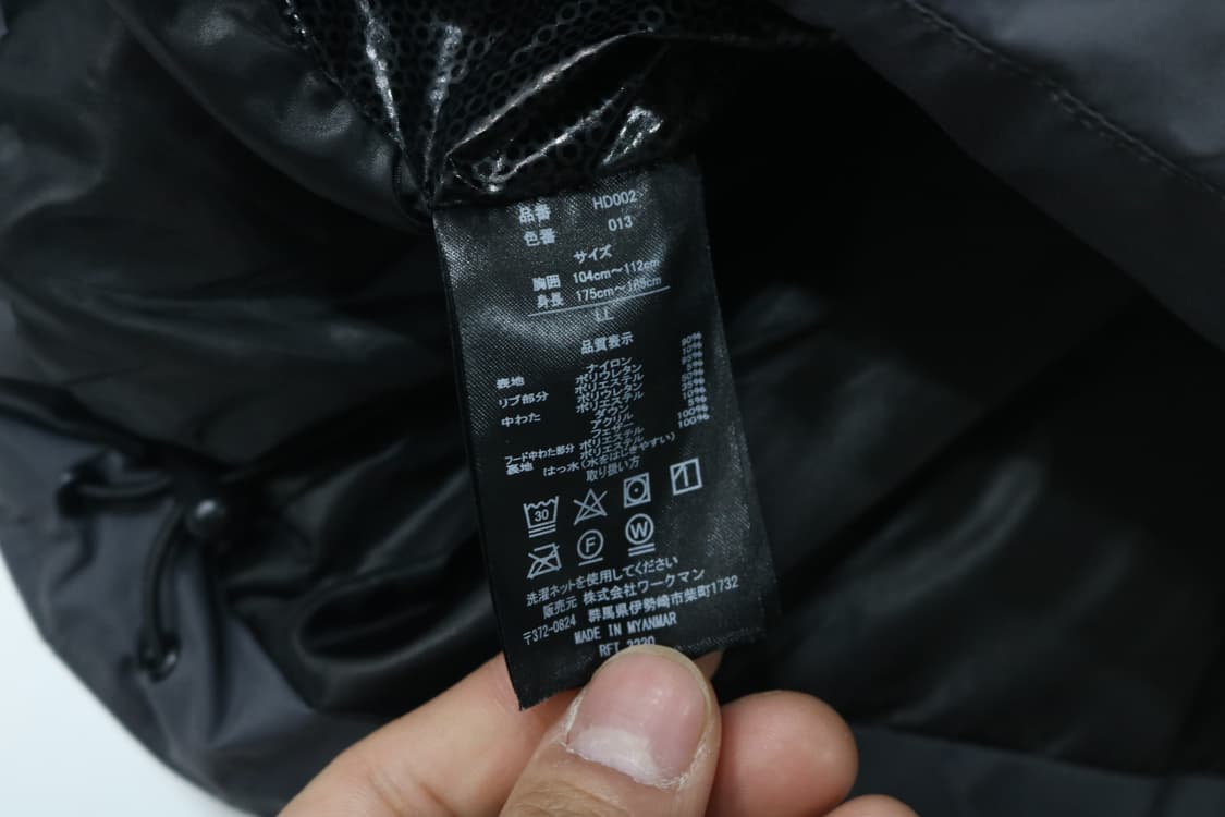 필드코어 차콜 오리털 패딩 상품이미지9