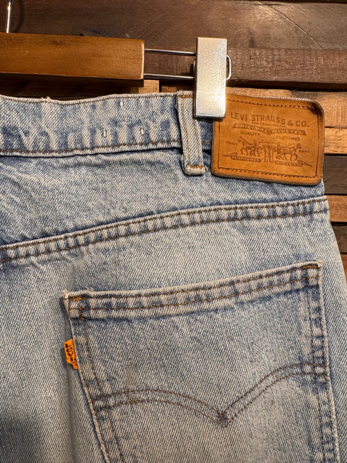 80s levis orange tab 517 denim pants 상품이미지10