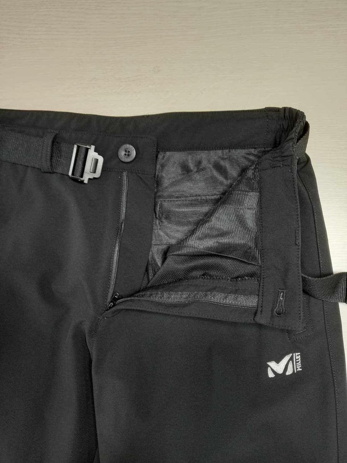 30 MILLET 봄여름용 밴딩 스판 등산바지 블랙 30-226 상품이미지6