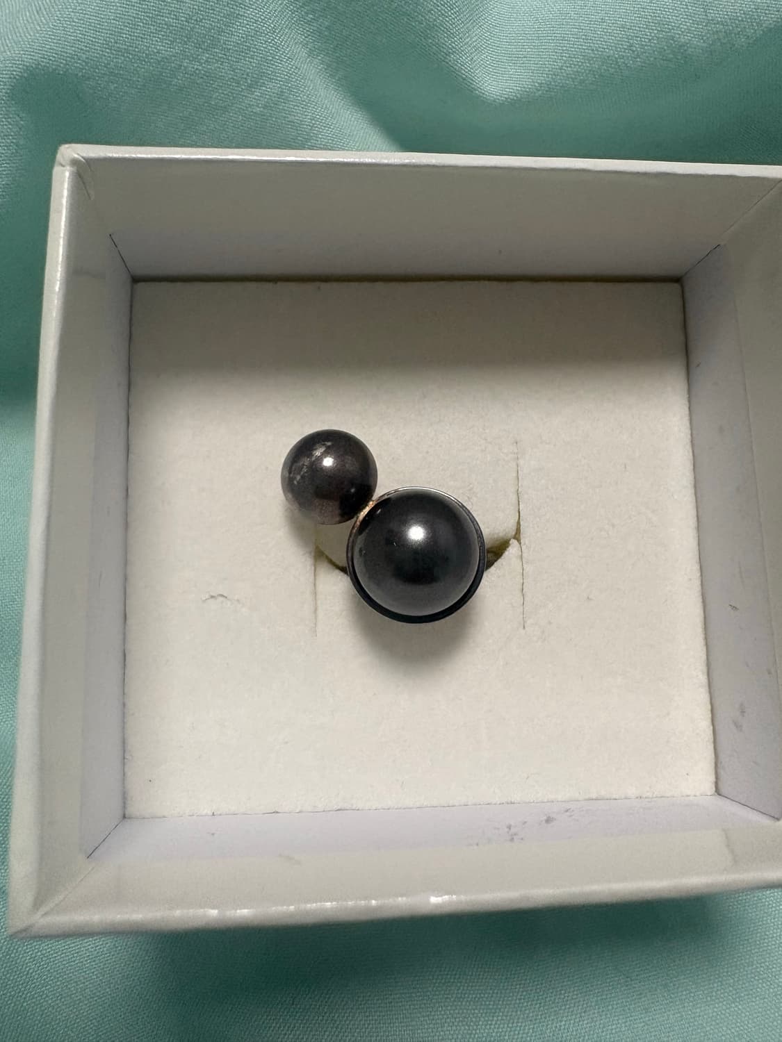 마르지엘라 흑진주 반지 상품이미지3