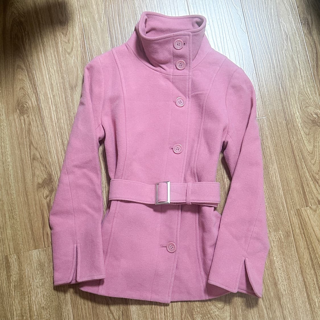 빈티지 벨트 코트 히메갸루 로걀 달천깔 라떼 페어리 공겜여주 고딕 상품이미지1