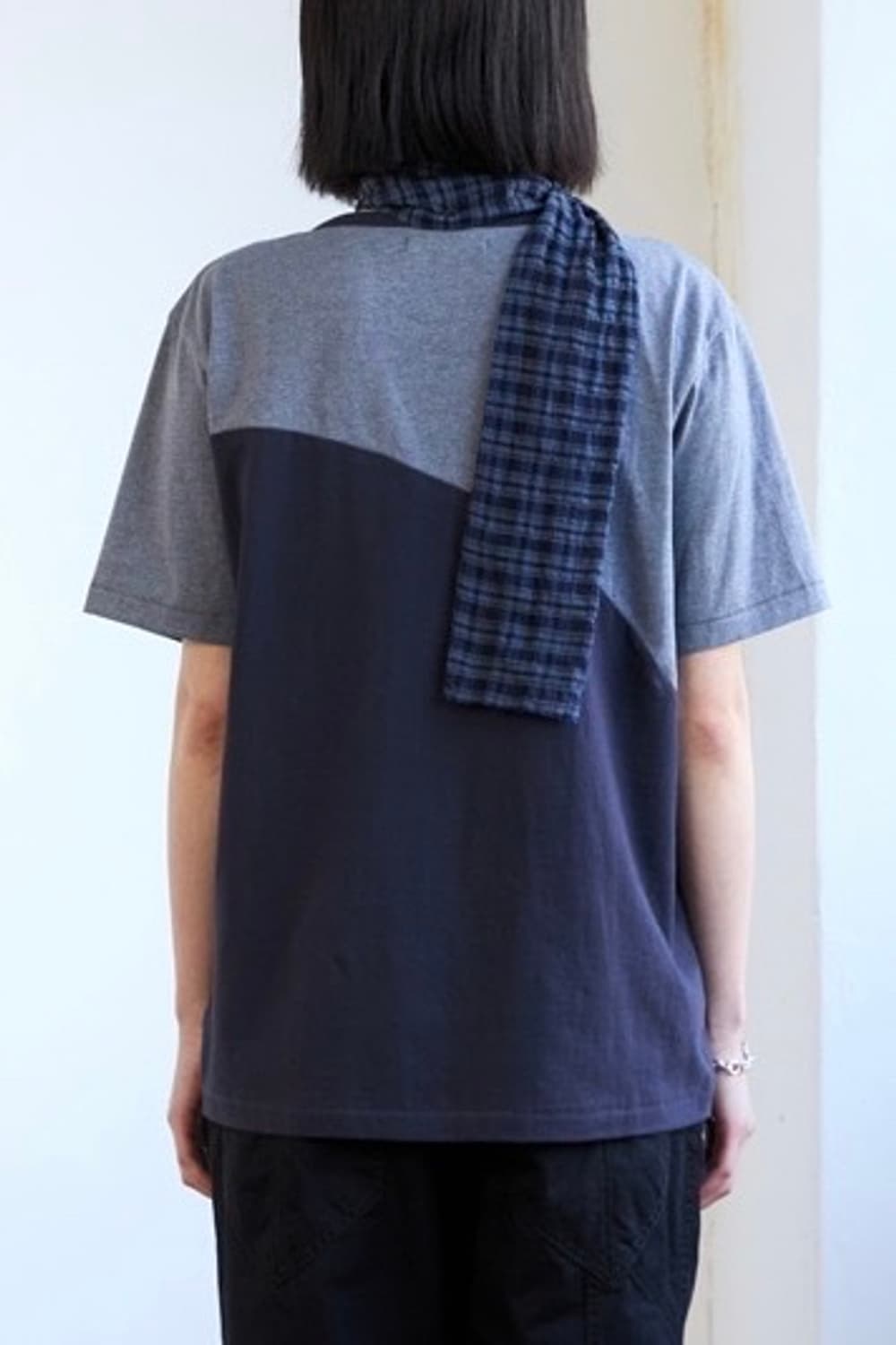 Scarf Tee Blue Charcoal 상품이미지3