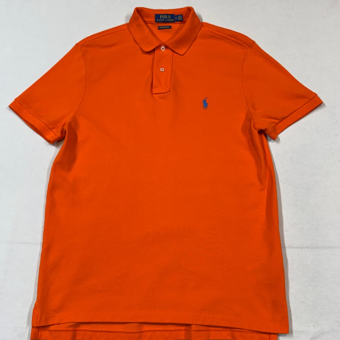 M) 폴로 랄프로렌 클래식 반팔 카라티 PK 주황 오렌지 상품이미지2