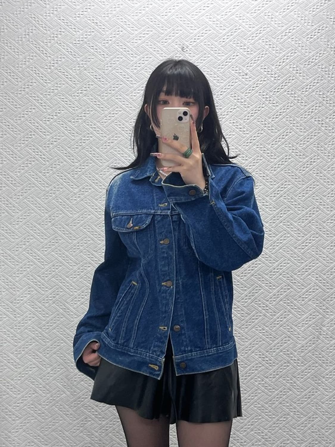 LEE 올드스쿨 빈티지 아메카지 데미지 워싱 데님자켓 M C11742 상품이미지1