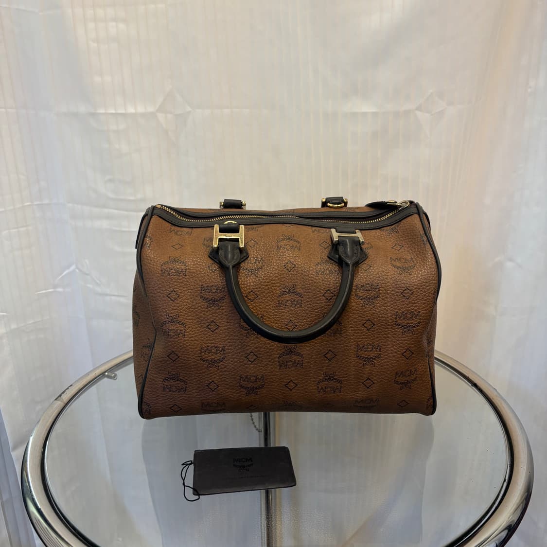 정품 MCM 비세토스 보스톤 토트백     상품이미지5