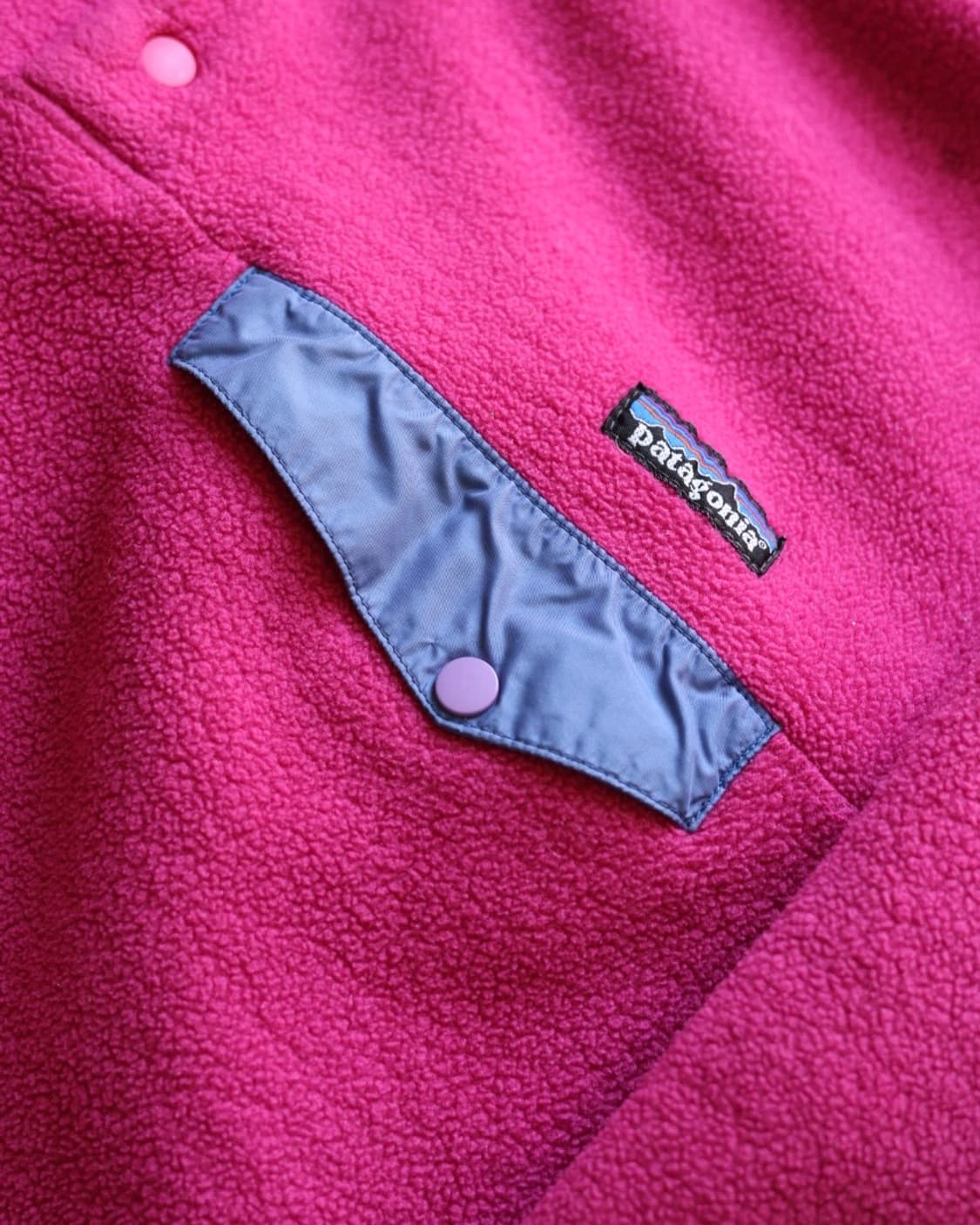 파타고니아 00s 신칠라 스냅티 플리스 (Raspberry) 상품이미지5