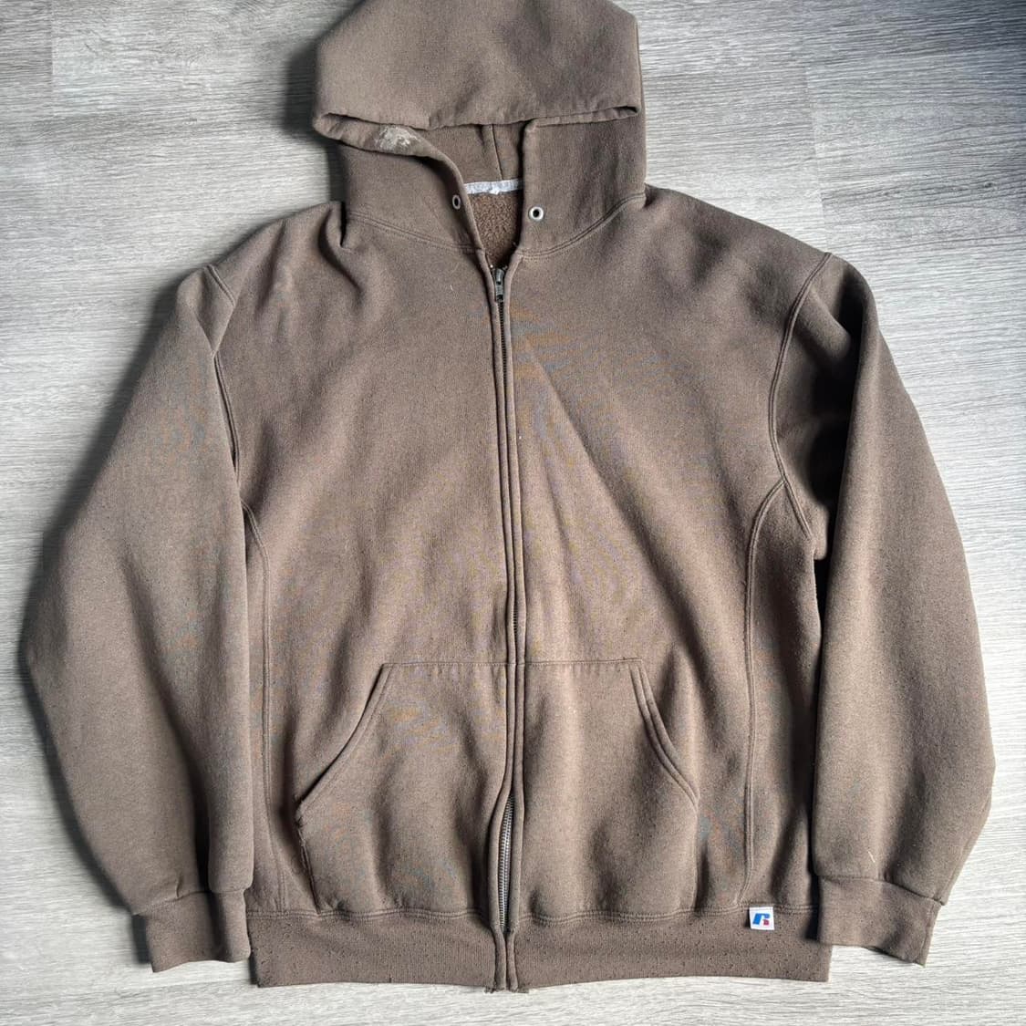 러셀 애슬레틱 후드집업 브라운 상품이미지1