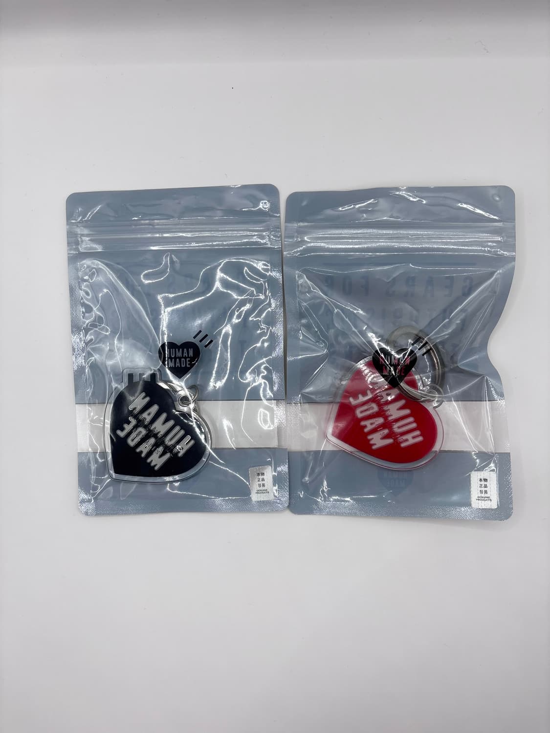 휴먼메이드 하트 키링 블랙 레드 2024 제품 상품이미지2
