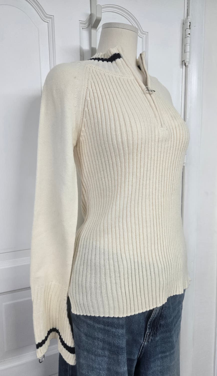 새상품)와드로브 하프집업니트 상품이미지4