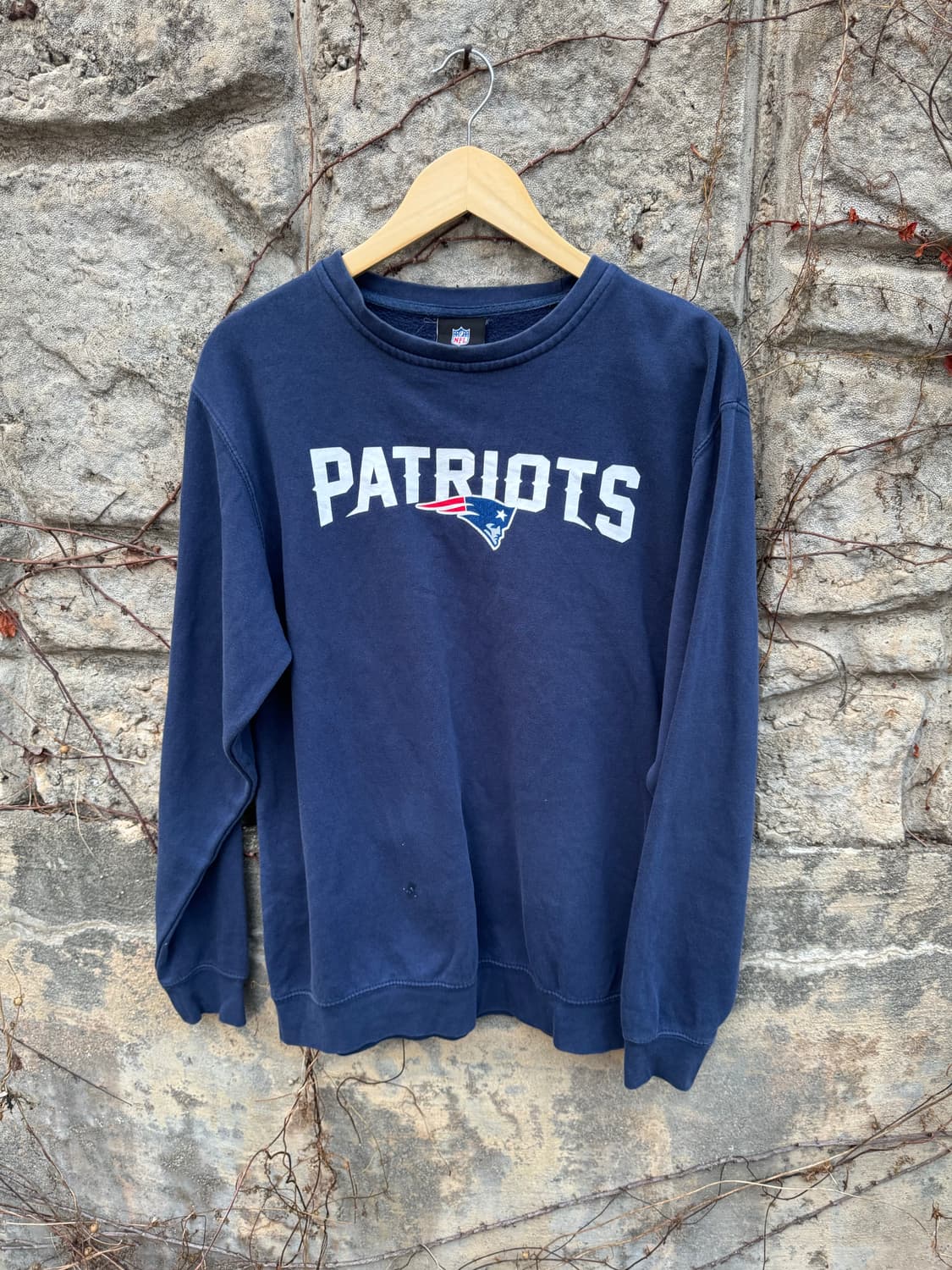 NFL 빈티지 프린팅 스웻 셔츠 맨투맨 네이비 상품이미지1