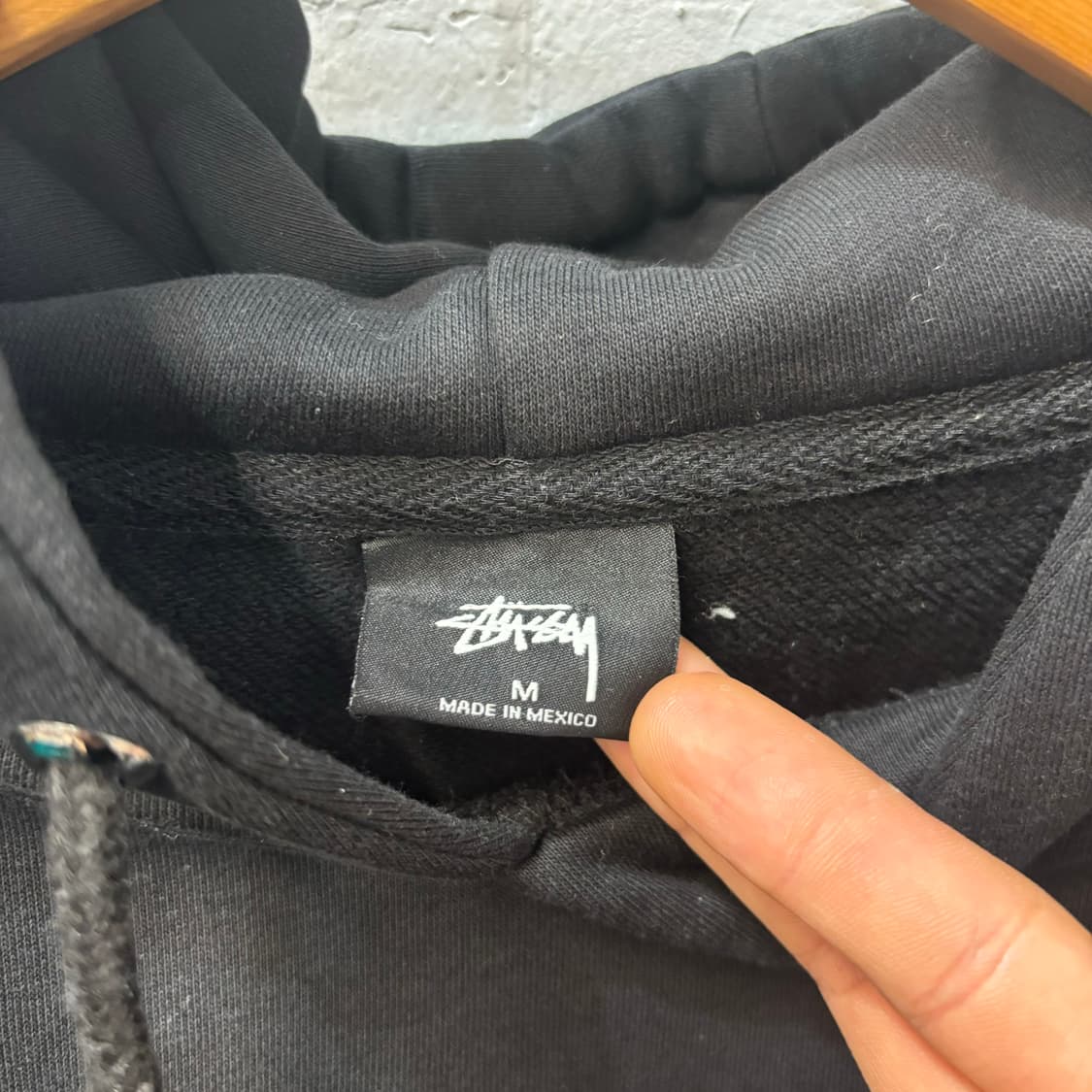 스투시 X BEEN TRILL 8볼 월드투어 블랙 후드티 M 상품이미지7