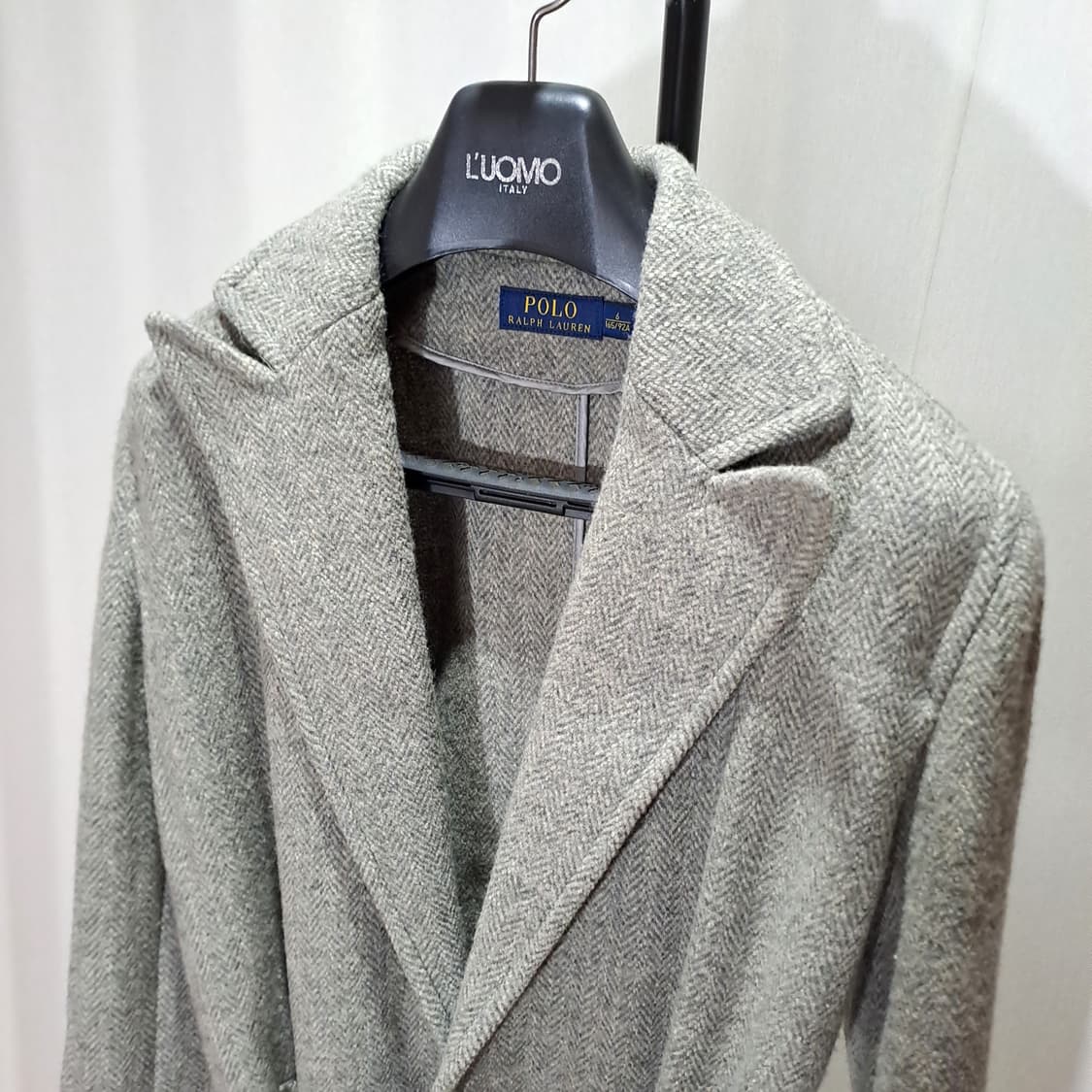 (여성) 폴로랄프로렌 헤링본 벨티드 울 100% 랩 코트 B534 상품이미지2