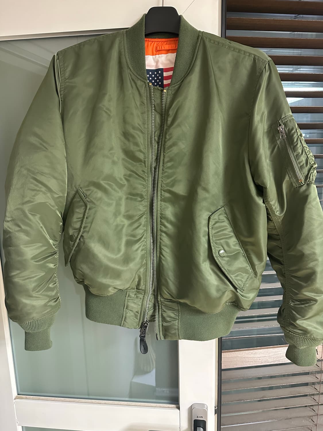 알파인더스트리 ma-1 블러드칫 상품이미지2