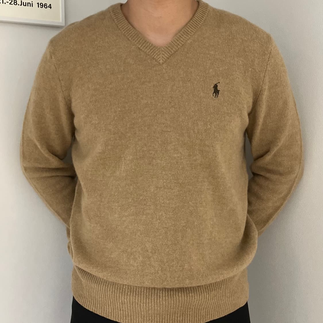 폴로 랄프로렌 램스울 니트 베이지 상품이미지1