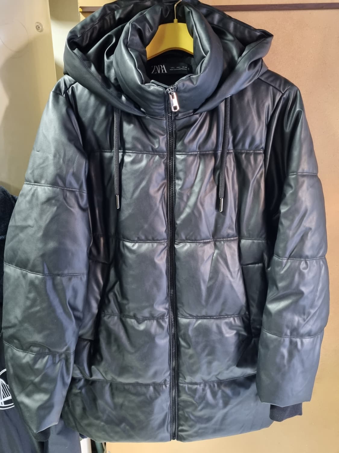 자라 레더 후디 자켓  상품이미지1