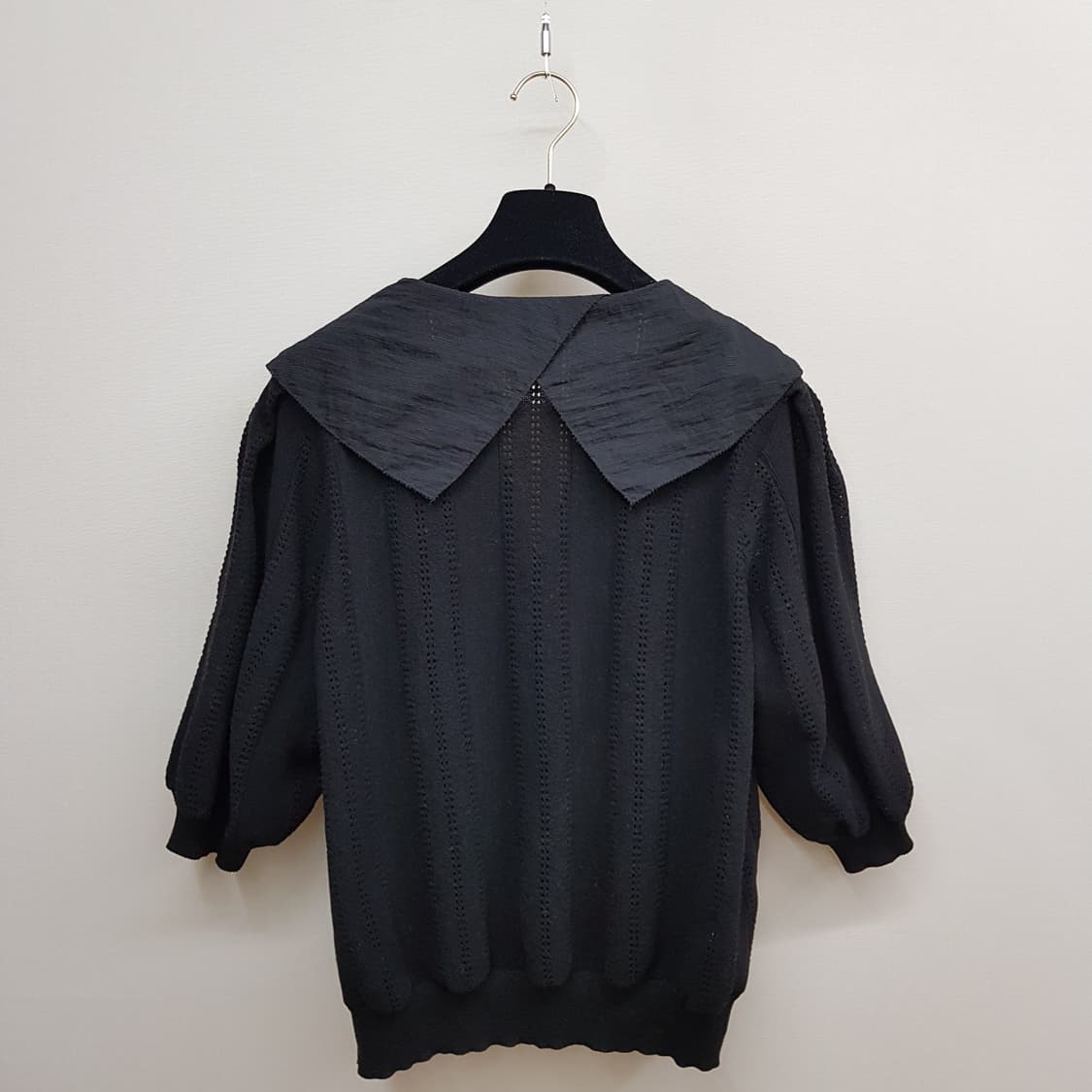 한섬 시스템 2022 카라넥 버튼 니트 가디건 F사이즈 상품이미지4