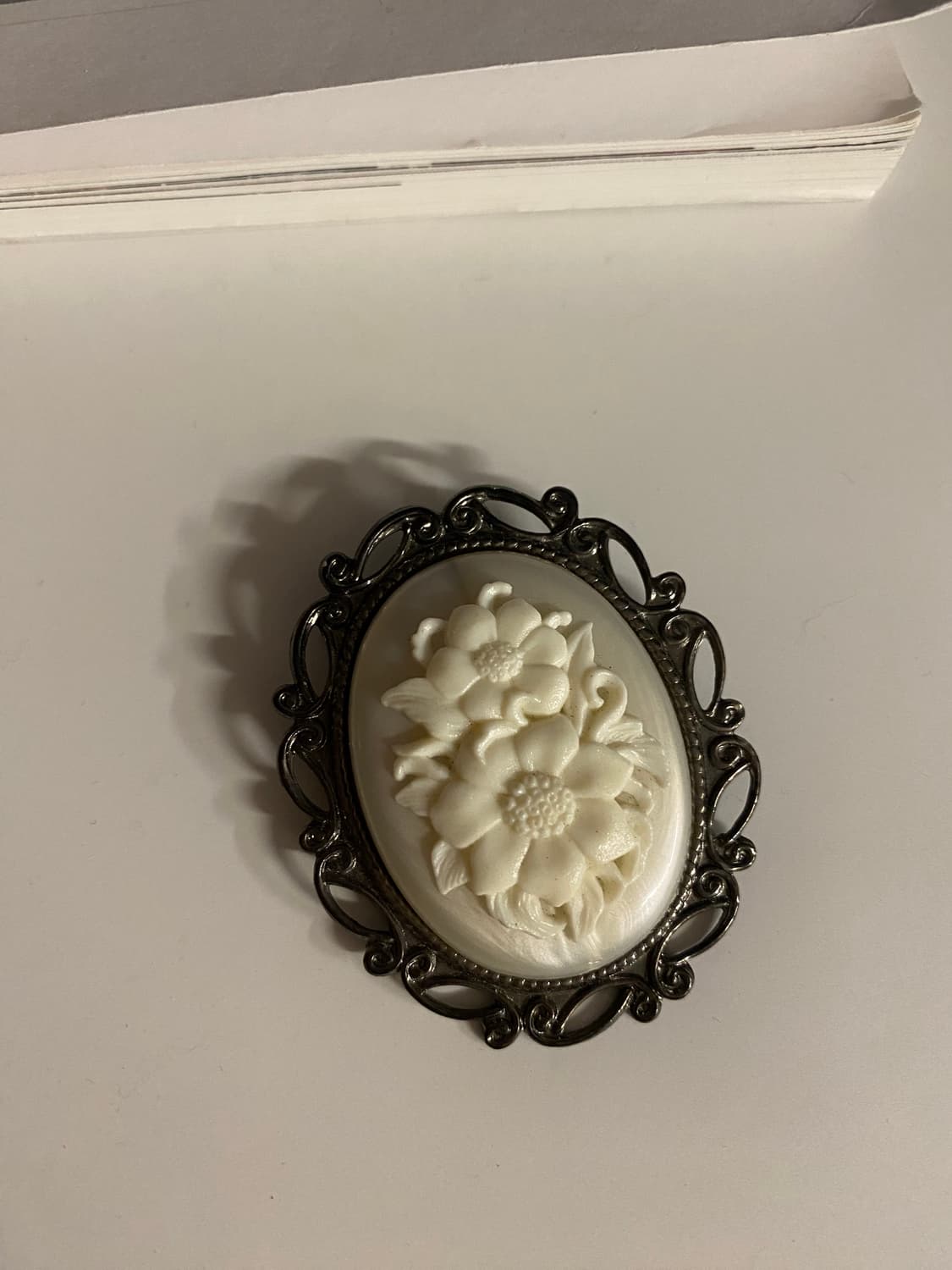 빈티지 꽃무늬 브로치 일본 빈티지 주얼리 상품이미지2