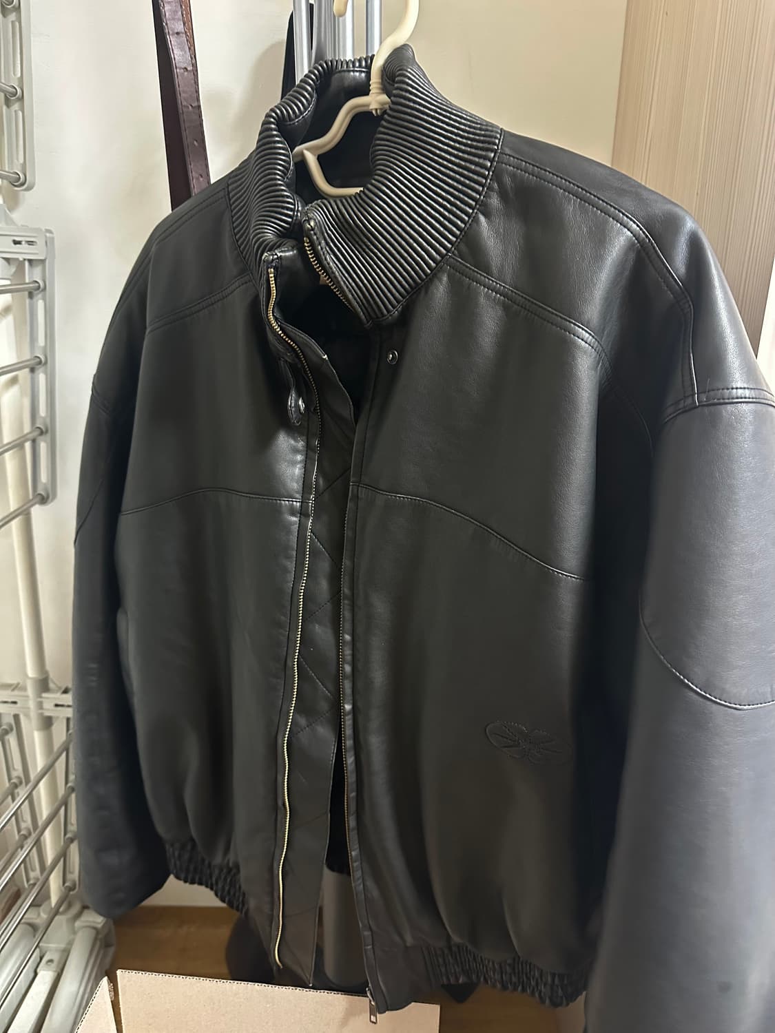 Vintage leather biker jacket 상품이미지1