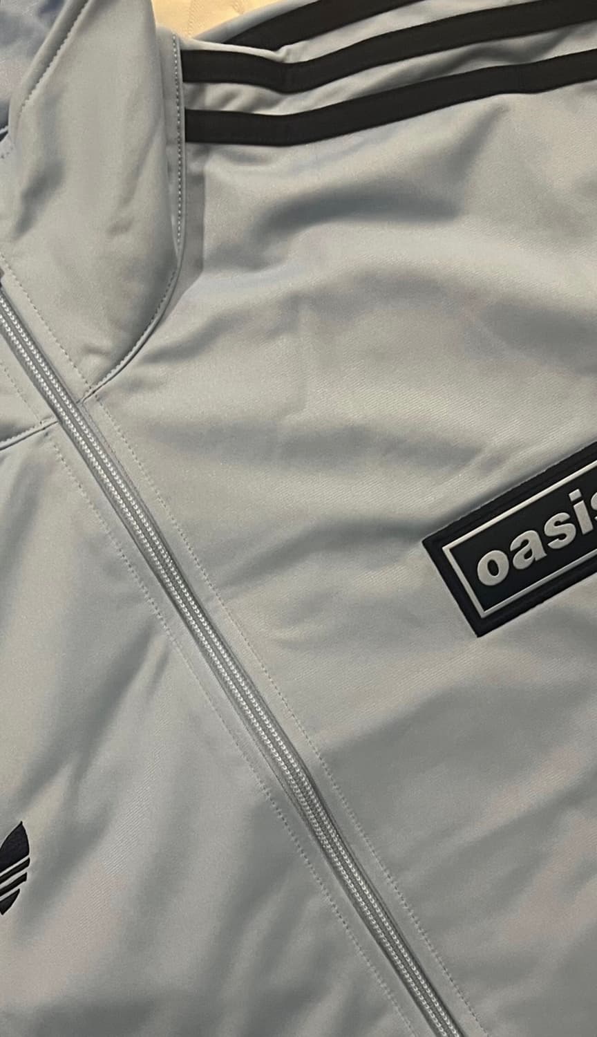 [L] 오아시스 아디다스 트랙탑 스카이블루 상품이미지2
