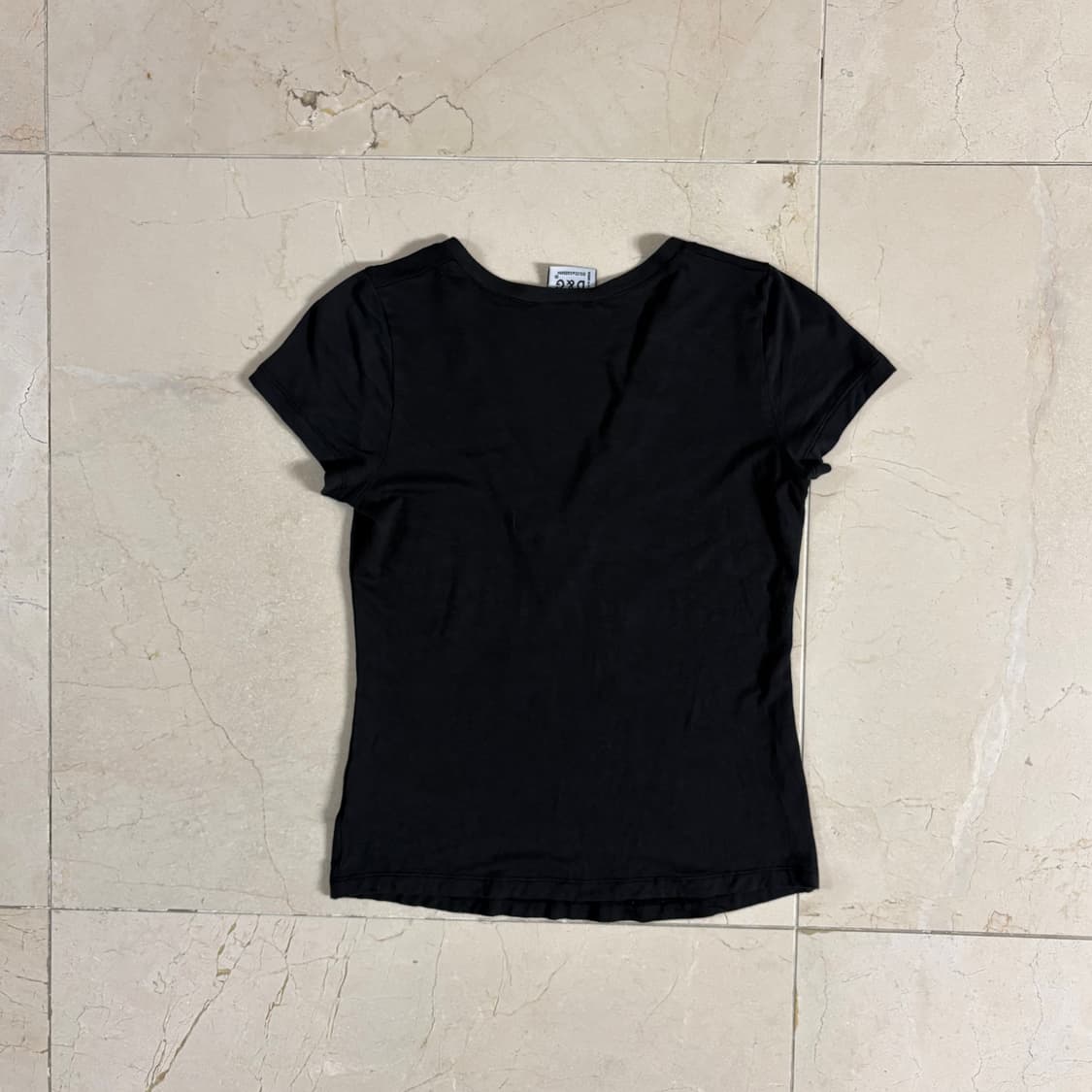 Dolce & Gabbana V-neck Graphic Tee Black 상품이미지7