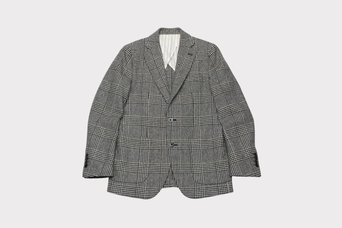 [M] 빈폴 울 글렌체크 자켓 상품이미지1