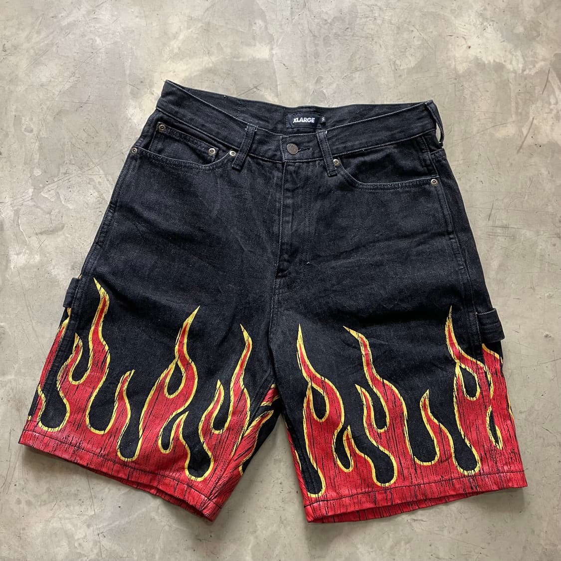 XLARGE 엑스라지 블랙 카펜터 데님 반바지 30 상품이미지1