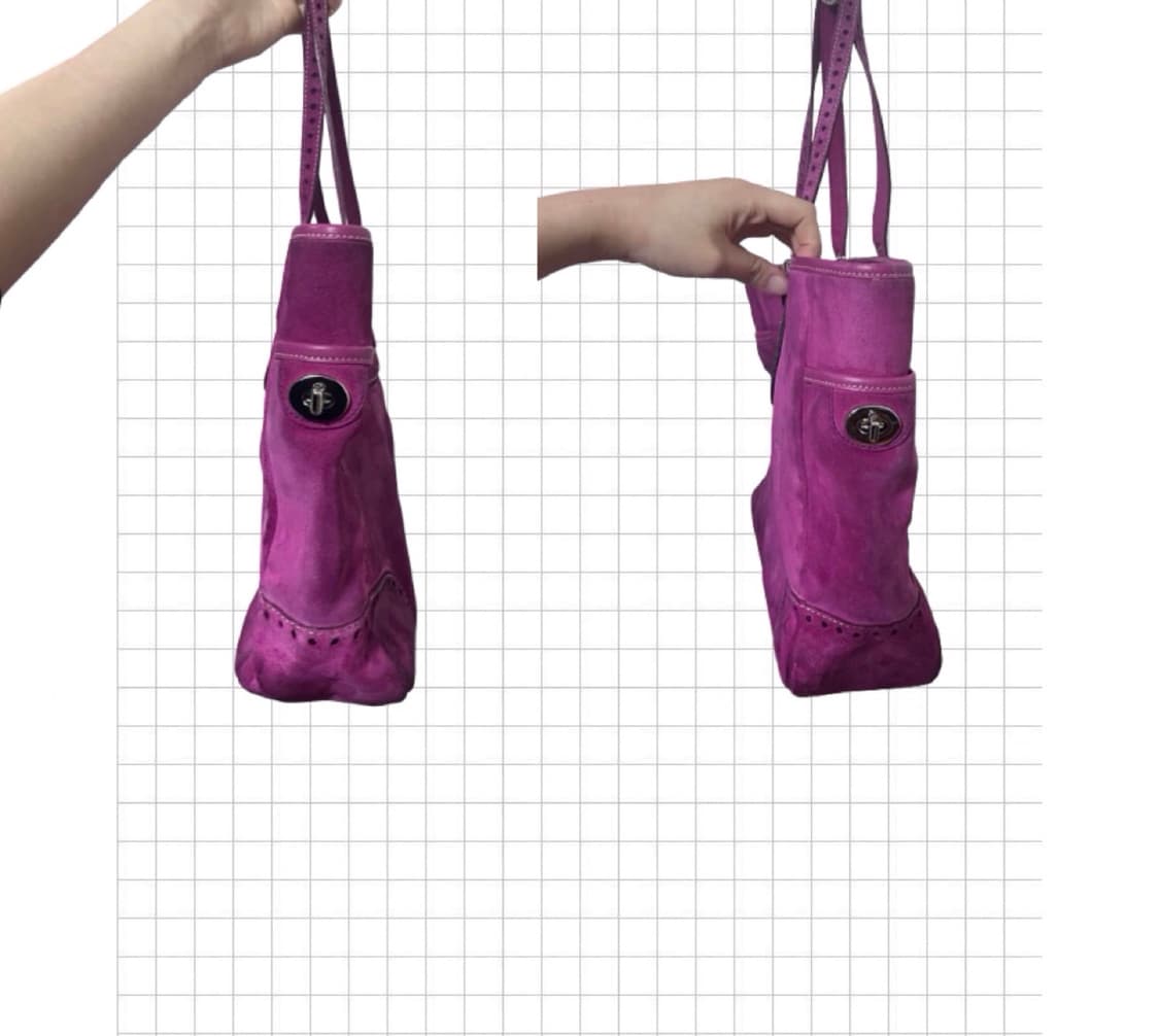 Coach Y2K Magenta Pink Tote Bag 상품이미지3