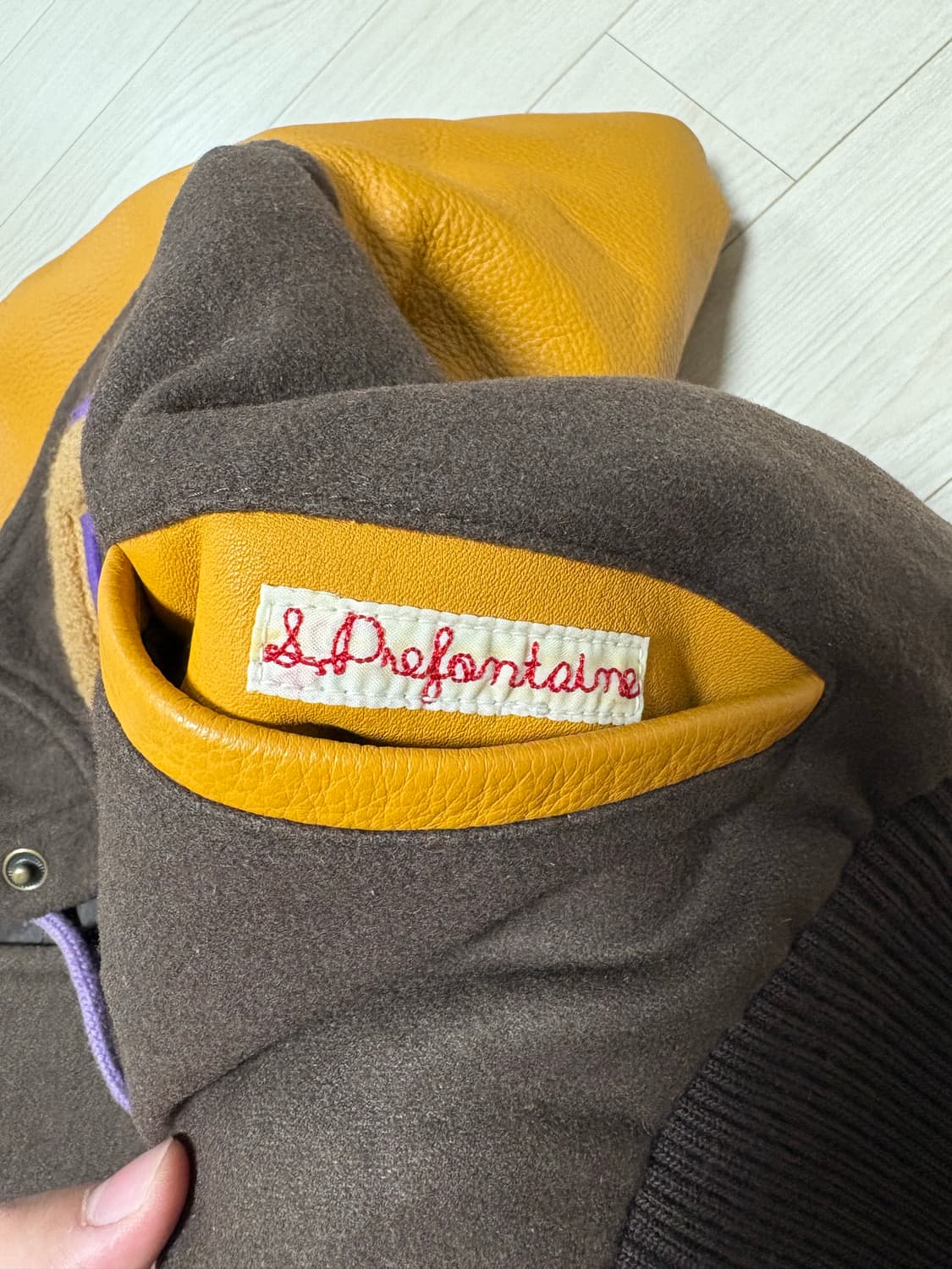 나이키 소가죽 바시티 자켓 상품이미지6