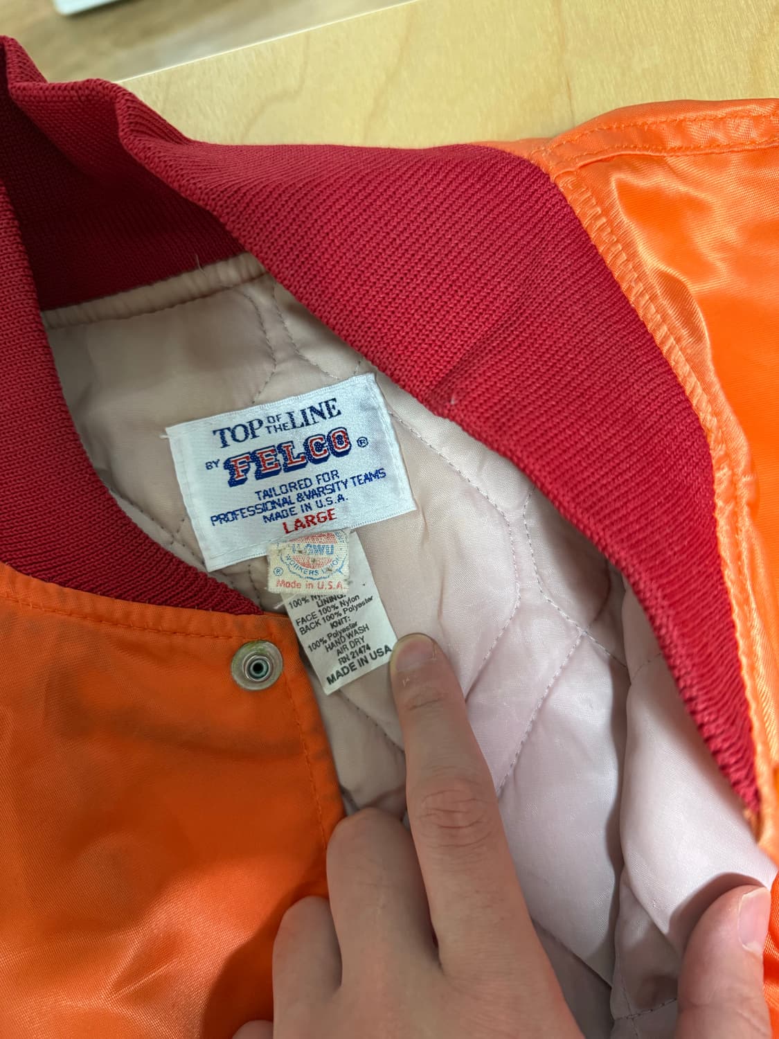 80s felco 펠코 빈티지 퀄팅 자켓 상품이미지4