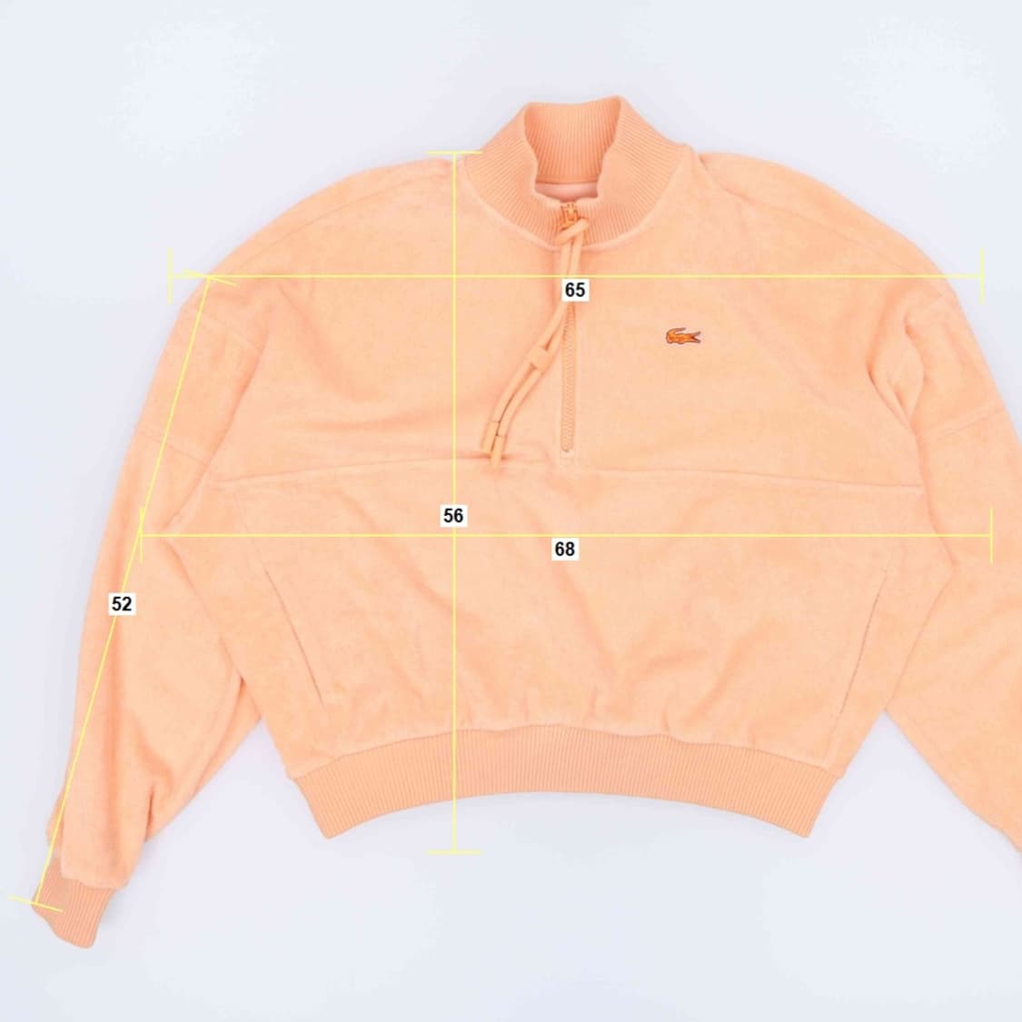 [36] 신형 라코스테 하프집업 루즈 핏 스웨트셔츠 반집업 3904 상품이미지9