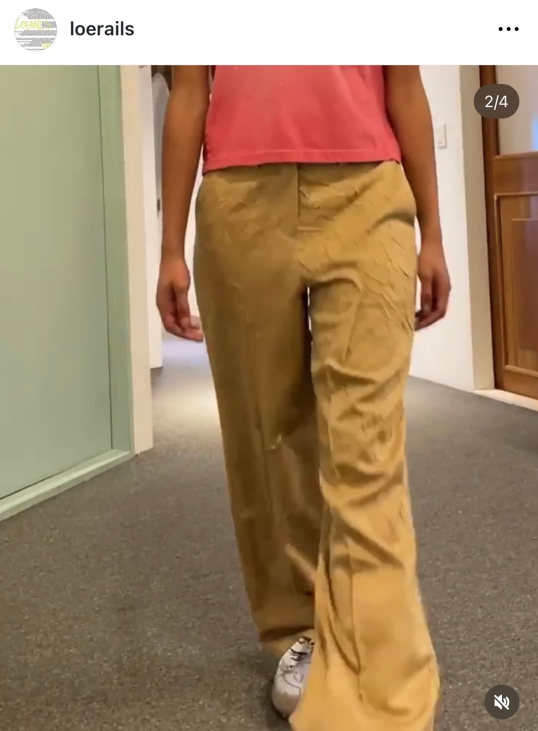 로레일즈 베이지 팬츠 상품이미지2