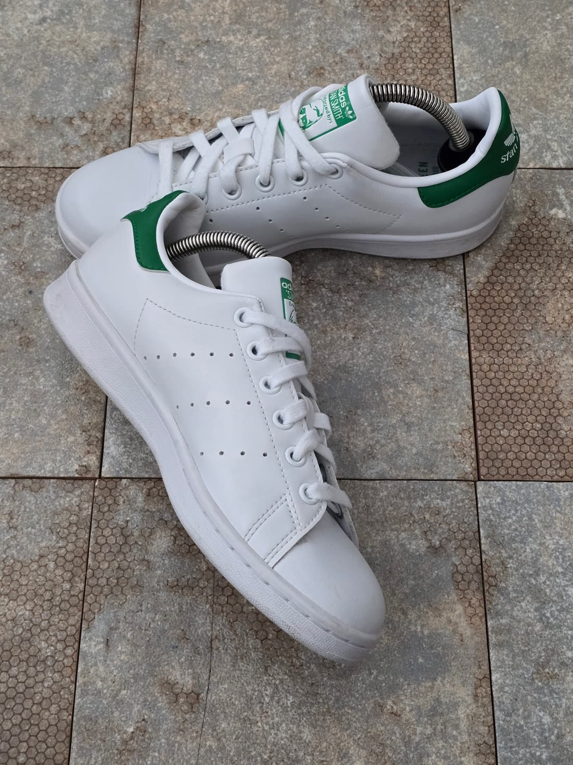 (230)아디다스 스탠스미스 화이트 그린 상품이미지4
