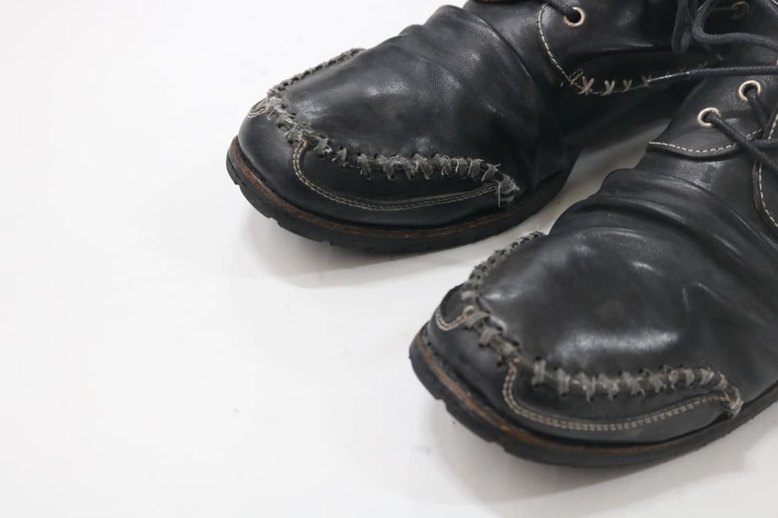 훕데두 레더 주름 더비 슈즈 상품이미지4