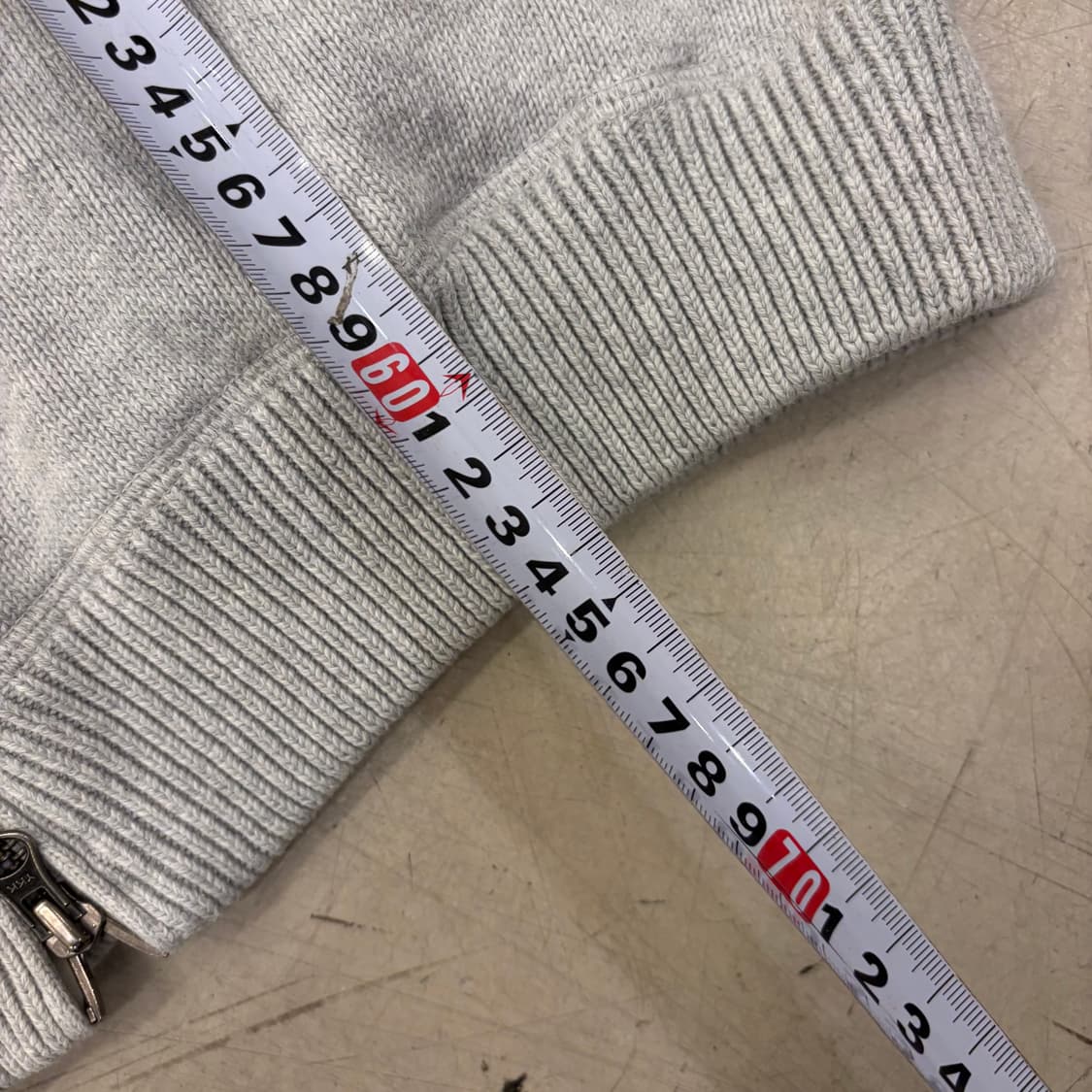 타미힐피거 투톤 니트 집업 상품이미지4