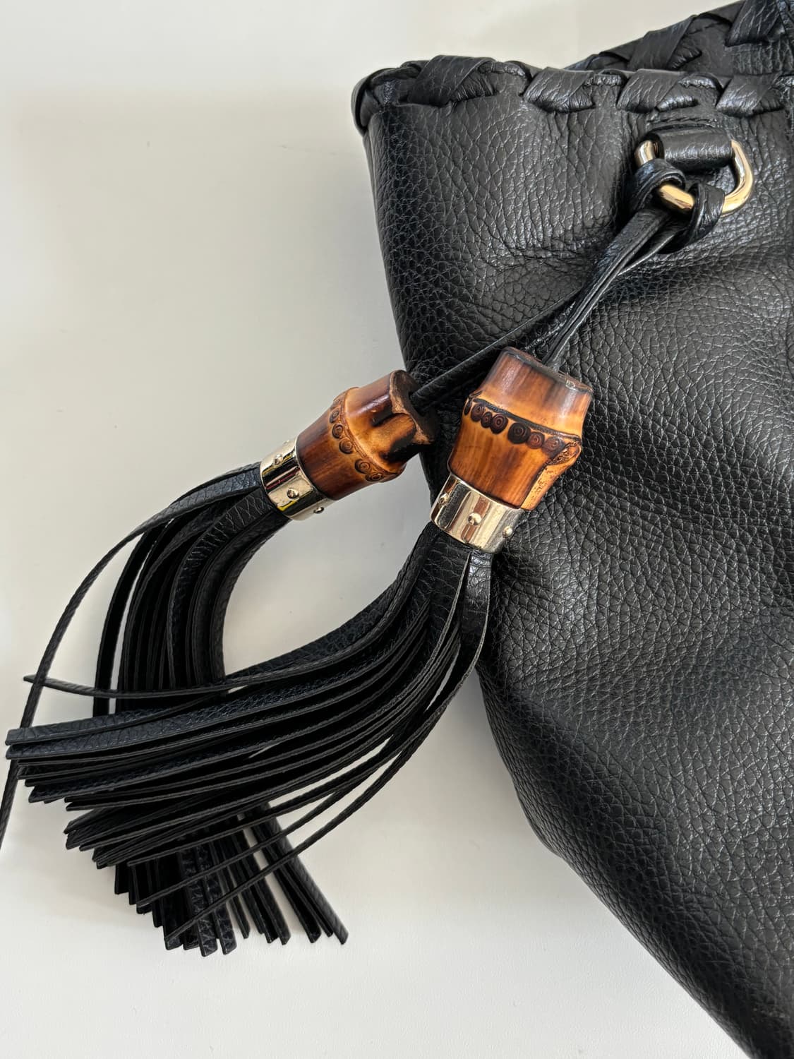 Gucci 구찌 블랙 레더 숄더백 상품이미지10