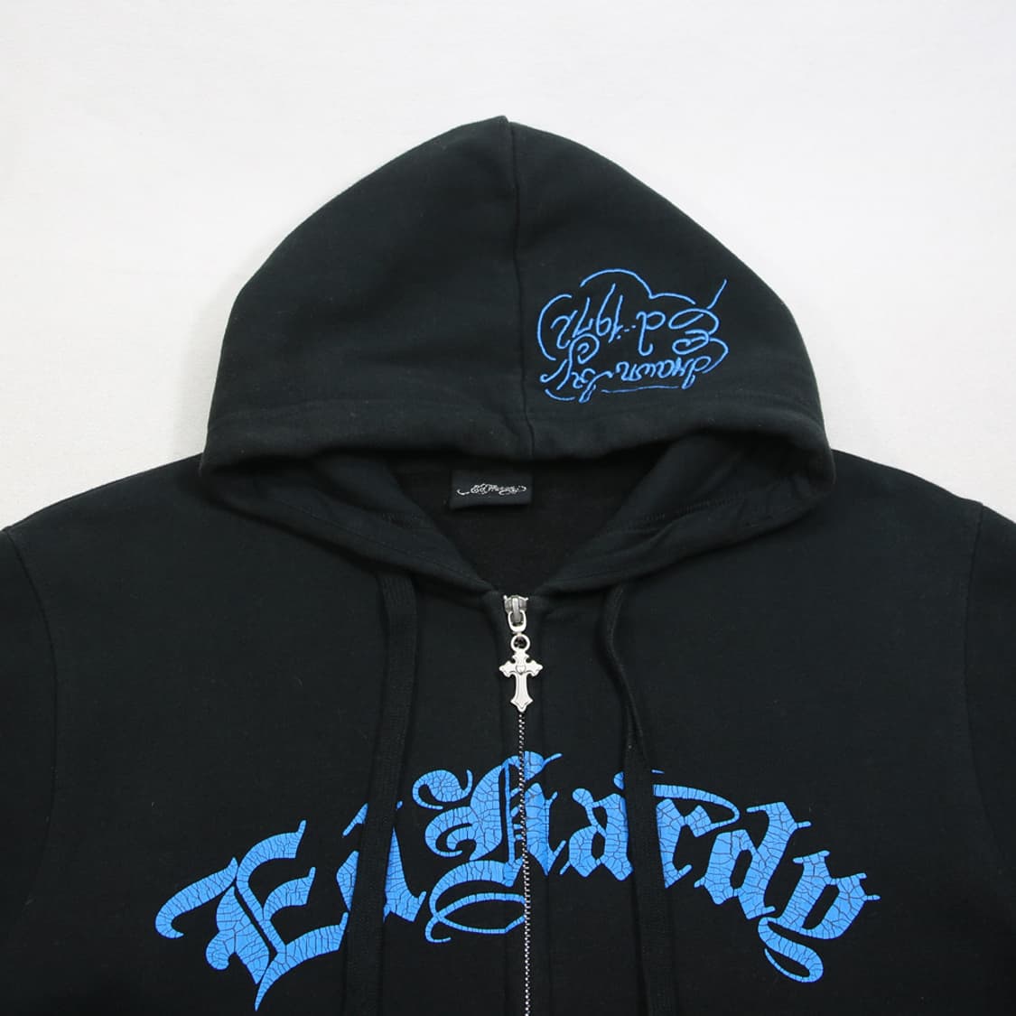 (착용컷) Ed Hardy 프린팅 스웻 후드 집업 (남성용 100) 상품이미지4