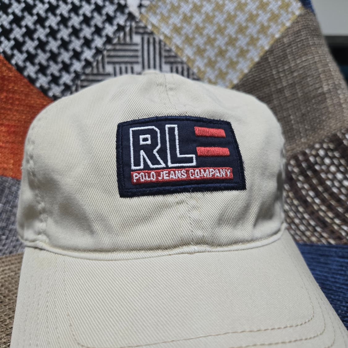 OS 폴로랄프로렌 폴로진스 90s 빈티지 RL 볼캡 베이지 상품이미지5