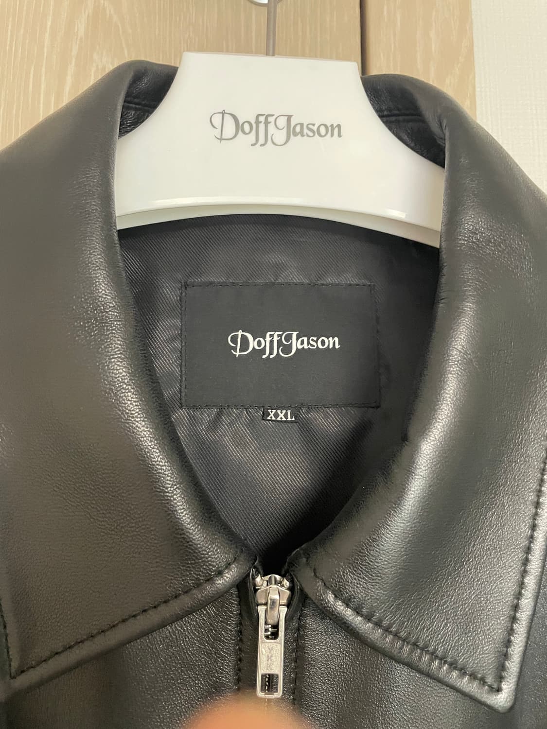 도프제이슨 오버핏 램스킨 싱글 자켓 상품이미지3