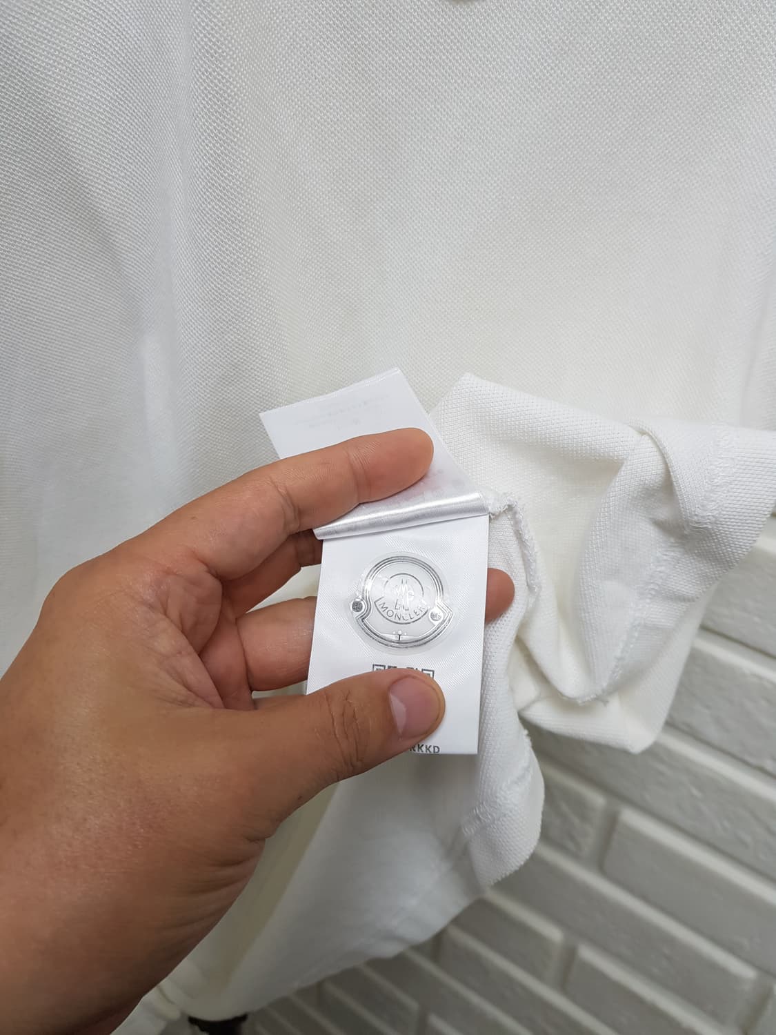 [21ss/xl] 몽클레어 폴로 반팔티 화이트 상품이미지8