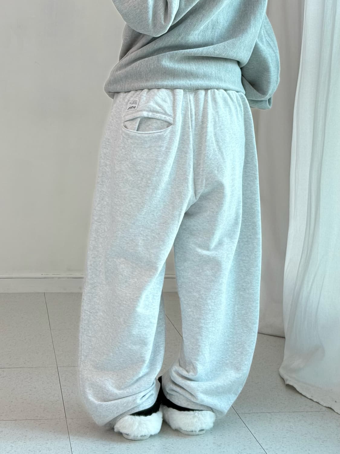 아웃도어 멜란지 코튼 팬츠 상품이미지4