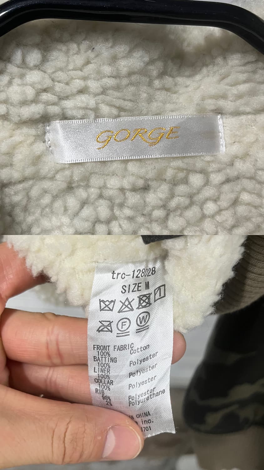 gorge camo boa bomber jacket 상품이미지7