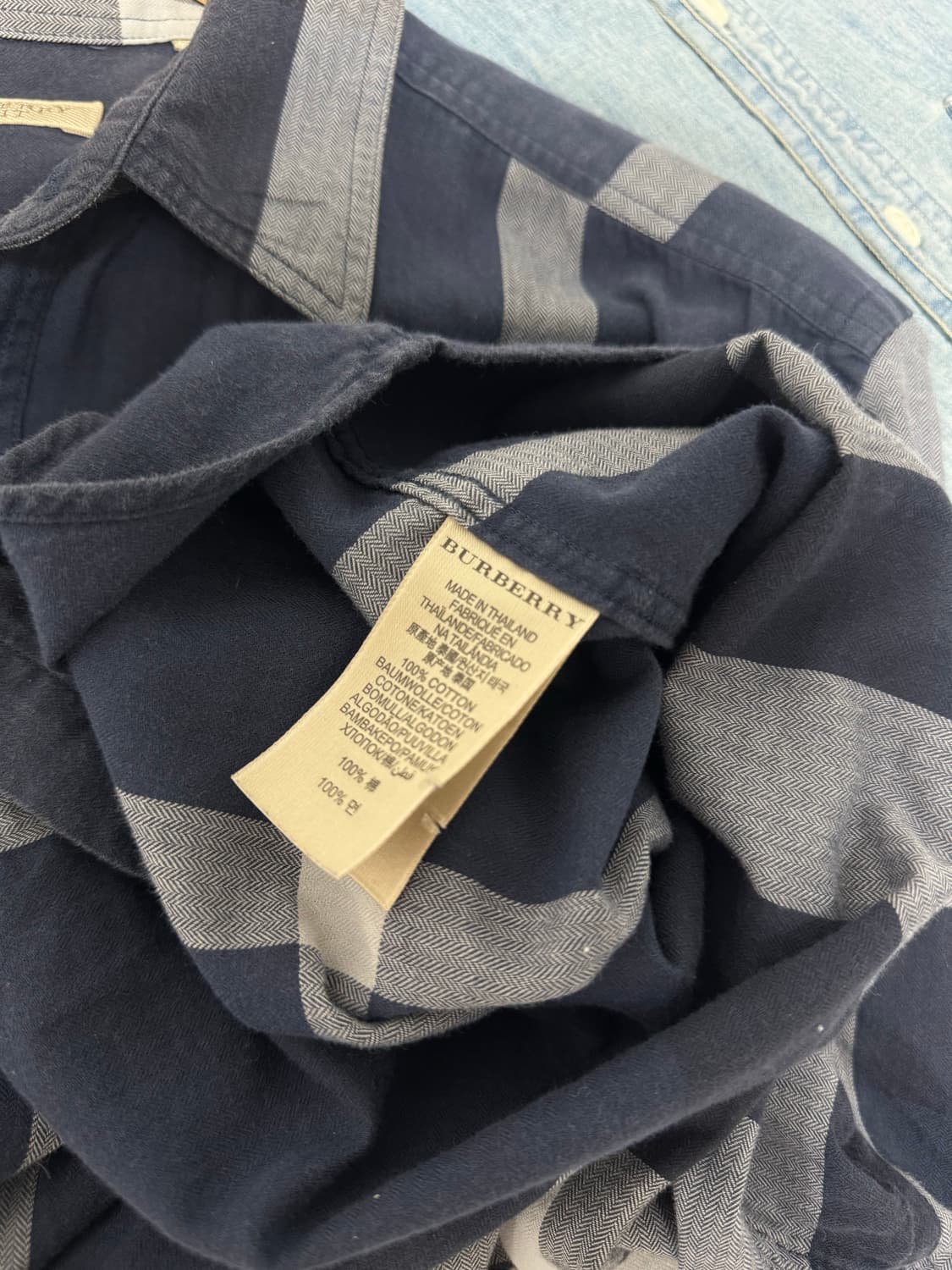 Burberry brit 버버리 / 브릿 체크 셔츠 / M 상품이미지6