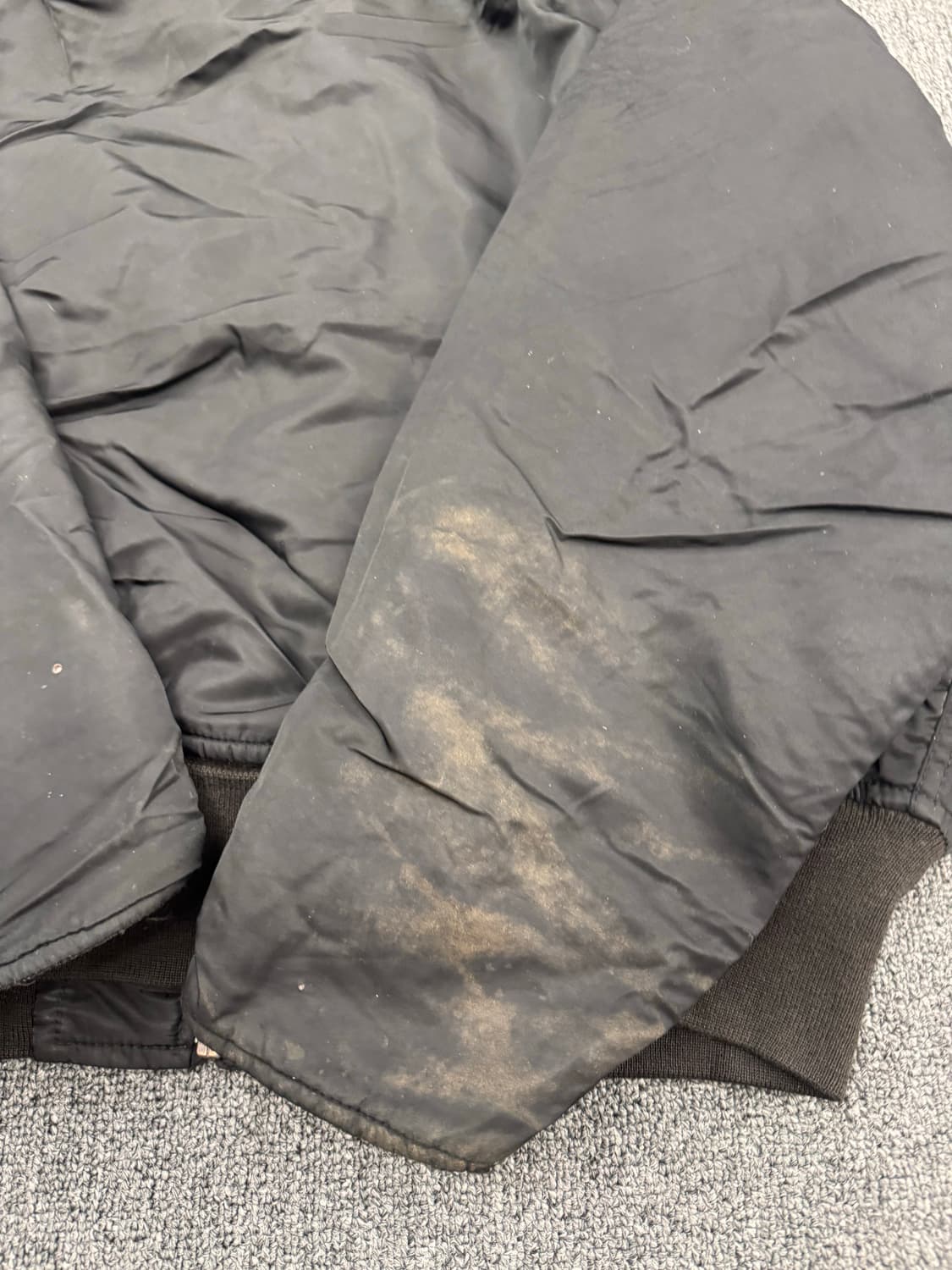 SCHOTT 빈티지 MA-1 블랙 항공점퍼 상품이미지6