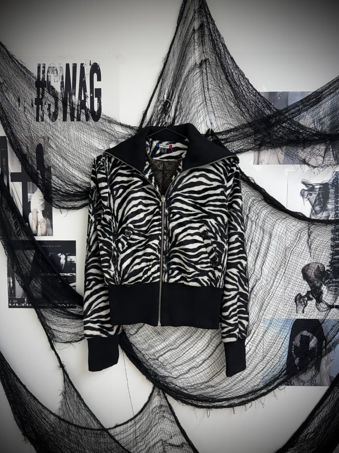 00s zebra pattern jacket 상품이미지2