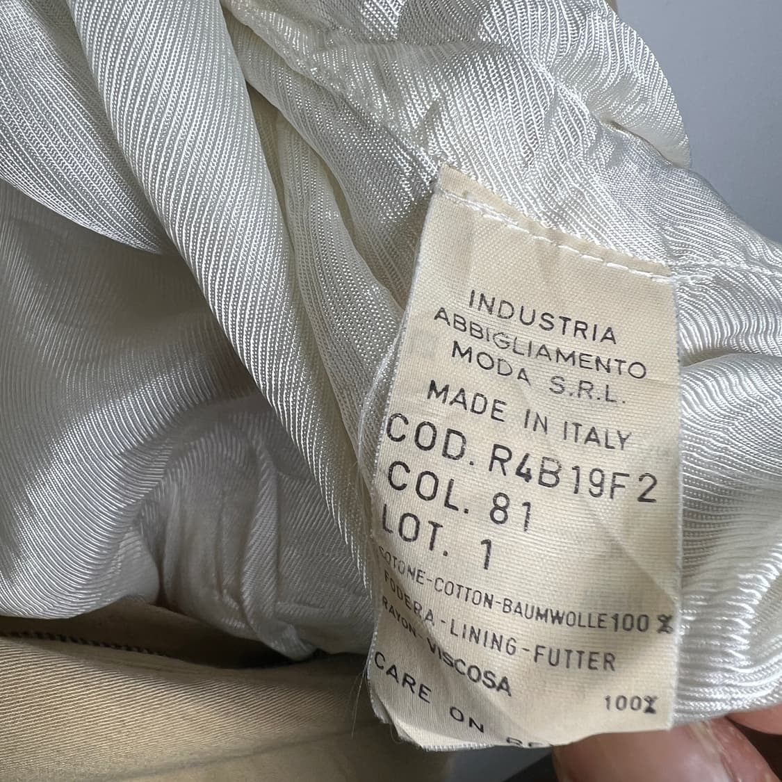 조르지오 아르마니 빈티지 베이지 봄버 자켓  상품이미지8