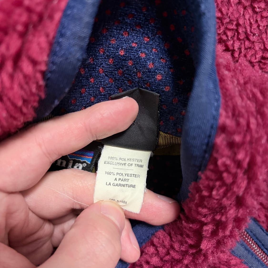 파타고니아 90s USA 레트로 파일 플리스 자켓 상품이미지7