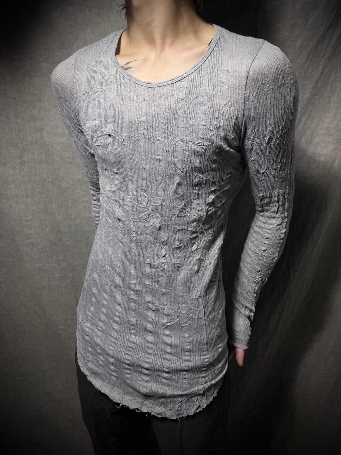 If Six Was Nine Crinkle Long Sleeve  상품이미지2